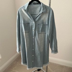 Denim Shirt Dress size Medium